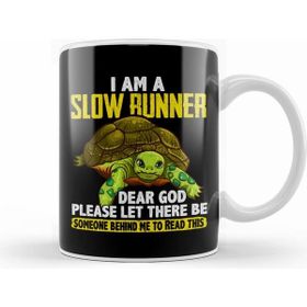 Humuts I Am A Slow Runner Funny Turtle Running Joke Kupa