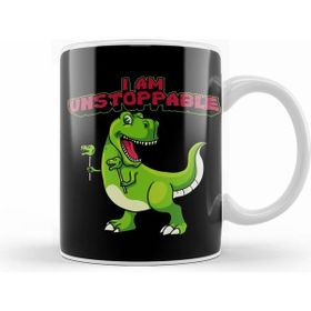 Humuts I Am Unstoppable Trex Funny Short Dinosaur Arms Kupa Bardak