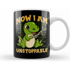 Humuts I Am Unstoppable Trex Funny Short Dinosaur Arms Kupa Bardak