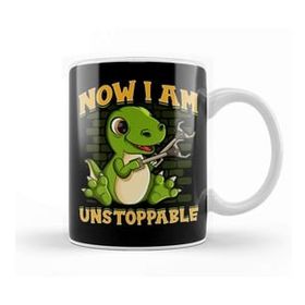 Humuts I Am Unstoppable Trex Funny Short Dinosaur Arms Kupa Bardak