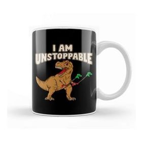 Humuts I Am Unstoppable Trex Funny Short Dinosaur Arms Kupa Bardak