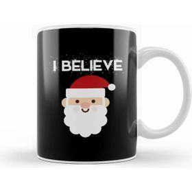 Humuts I Believe In Santa Claus Funny Christmas Kupa Bardak