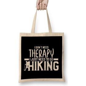 Humuts I Don T Need Therapy I Just Need To Go Hiking Bez Uzun Saplı Açık Bej Rengi Çanta