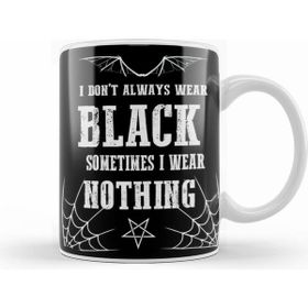 Humuts I Dont Always Wear Black Gothic Batwings Grunge Wiccan Punk Rock Kupa