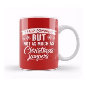 Humuts I Hate Christmas But Not As Much As Christmas Jumpers Kupa Bardak