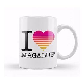 Humuts I Heart Magaluf Sunset Kupa Bardak
