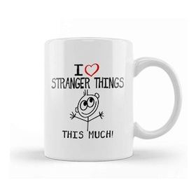Humuts I Heart Stranger Things This Much Kupa Bardak