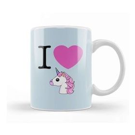 Humuts I Heart Unicorns Emoji Kupa Bardak