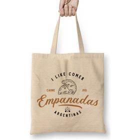 Humuts I Like Comer Empanadas Bez Uzun Saplı Açık Bej Rengi Çanta