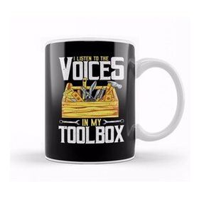 Humuts I Listen To The Voices In My Toolbox Handyman Joke Kupa Bardak