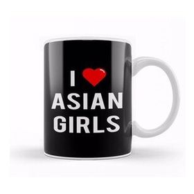 Humuts I Love Asian Girls Kupa Bardak