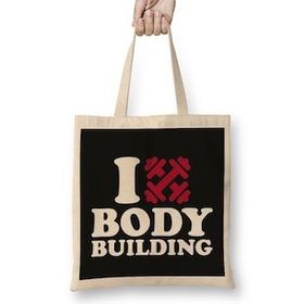 Humuts I Love Bodybuilding Bez Bayan Günlük Çanta