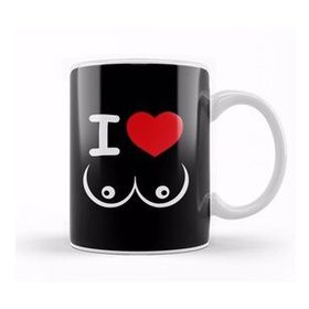 Humuts I Love Boobs Boobies Kupa Bardak