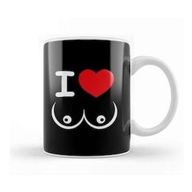 Humuts I Love Boobs Boobies Kupa Bardak