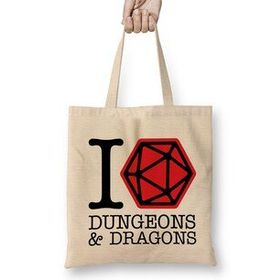 Humuts I Love Dungeons And Dragons Bez Bayan Günlük Çanta