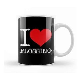 Humuts I Love Flossing Kupa Bardak