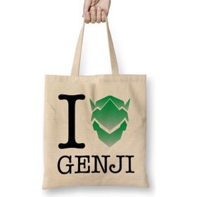 Humuts I Love Genji Overwatch Bez Bayan Günlük Çanta