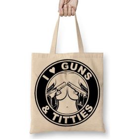 Humuts I Love Guns Bez Bayan Günlük Çanta