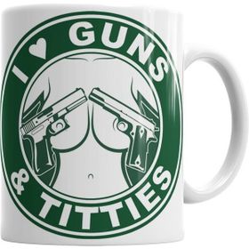 Humuts I Love Guns Kupa Bardak