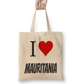 Humuts I Love Mauritania Bez Bayan Günlük Çanta