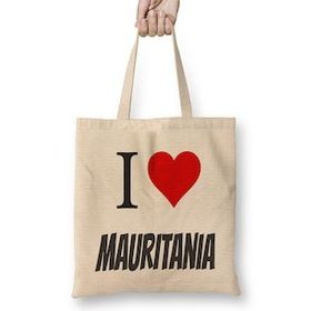 Humuts I Love Mauritania Bez Bayan Günlük Çanta