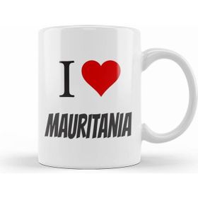 Humuts I Love Mauritania Kupa Bardak