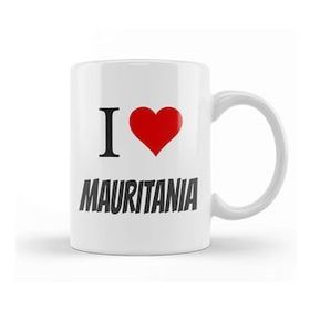 Humuts I Love Mauritania Kupa Bardak