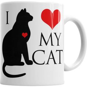 Humuts I Love My Cat Kedi Hayvan Pet Animal Kupa Bardak