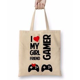 Humuts I Love My Girl Friends Gamer Bez Kadın Günlük Çanta
