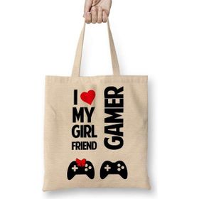 Humuts I Love My Girl Friends Gamer Bez Kadın Günlük Çanta