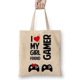 Humuts I Love My Girl Friends Gamer Bez Kadın Günlük Çanta