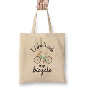Humuts I Love My Husband Couple Bicycle Bez Kadın Günlük Çanta