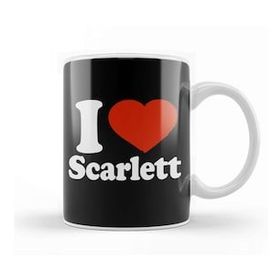 Humuts I Love Scarlett Kupa Bardak