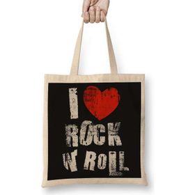 Humuts I Love Strager Things Bez Uzun Saplı Açık Bej Rengi Çanta