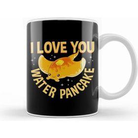 Humuts I Love You Water Pancake Adorable Stingray Pun Kupa Bardak