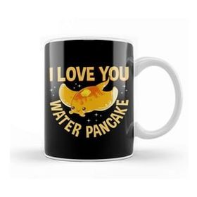 Humuts I Love You Water Pancake Adorable Stingray Pun Kupa Bardak