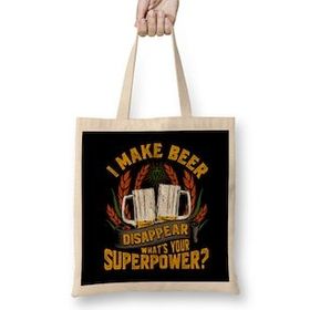 Humuts I Make Beer Disappear What S Your Superpower Bez Kadın Günlük Çanta
