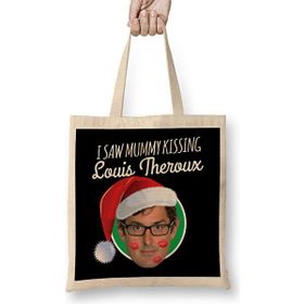 Humuts I Saw Mummy Kissing Louis Theroux Christmas Bez Kadın Günlük Çanta