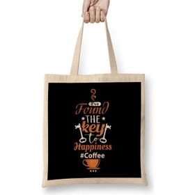 Humuts I ve Found the Key to Happiness It S Coffee Bez Kadın Günlük Çanta