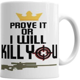 Humuts I Will Kill You Beyaz Kupa