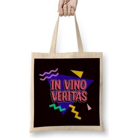 Humuts In Vino Veritas Wine Lover Latin Language Phrase Drinking Bez Çanta