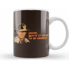 Humuts Indiana Jones Snakes Quote Bez Kadın Günlük Çanta