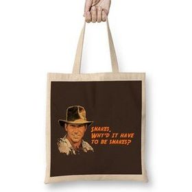 Humuts Indiana Jones Snakes Quote Bez Kadın Günlük Çanta