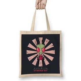 Humuts Invader Zim Retro Japanese Bez Çanta