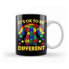 Humuts It S Ok To Be Different Autism Awareness Panda Kupa Bardak
