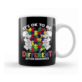 Humuts It S Ok To Be Different Autism Awareness Puzzle Kupa Bardak