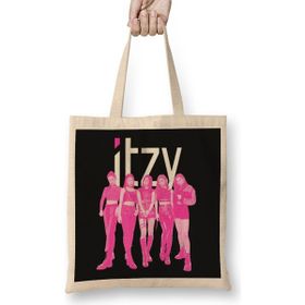 Humuts Itzy Grup Uzun Saplı Açık Bej Bez Çanta