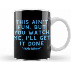 Humuts Jackie Robinson Baseball Quotes Kupa Bardak