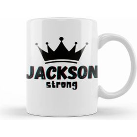Humuts Jackson Name Personalized Custom Vintage Retro Rainbow Design Gift Baby Gift For Him Kupa Bardak