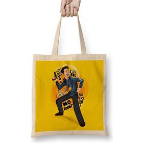 Humuts Jake Peralta Brooklyn 99 Brooklyn Nine Nine Uzun Saplı Açık Bej Bez Çanta